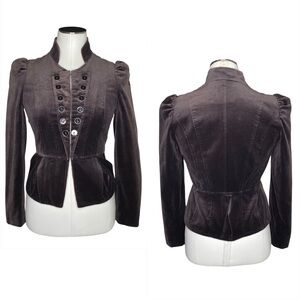 F&F Velvet Victorian Style Band Jacket